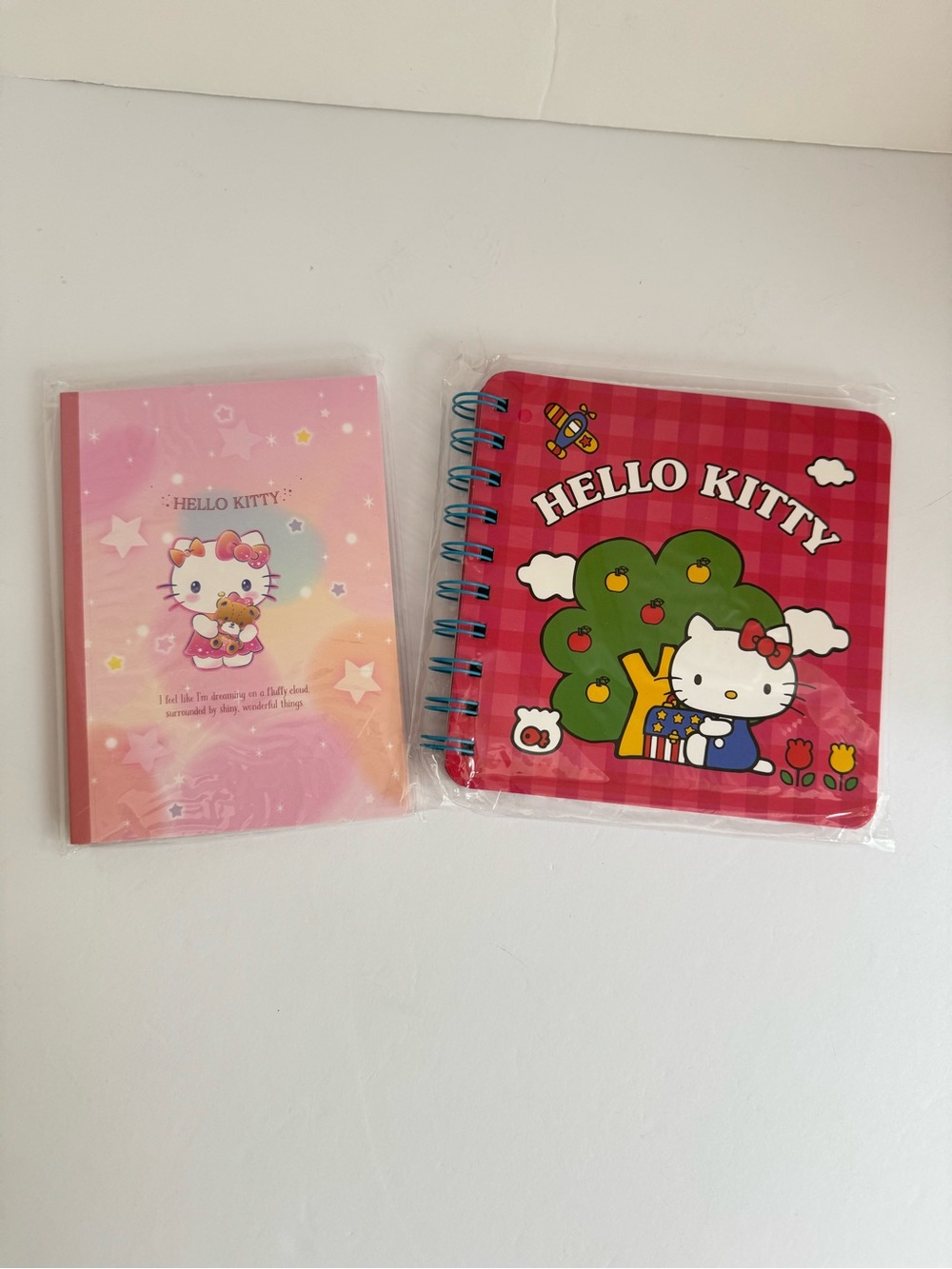 Hello Kitty MINISO x Sanrio Notebooks NWT Sealed Kawaii Stationery Pink Red Gift